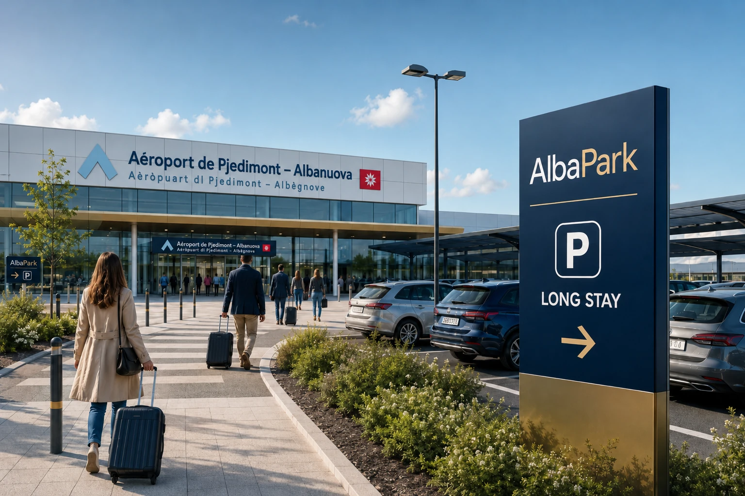 AlbaPark, parking longue durée de l’aéroport de Pjedìmont – Albanuova