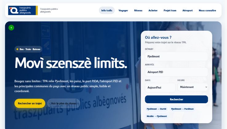 Nouveau réseau TPA : de nouvelles dessertes pour mieux relier Albanuova