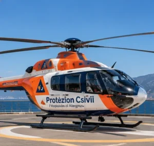 Moyen opérationnel : Hélicoptère d’urgence